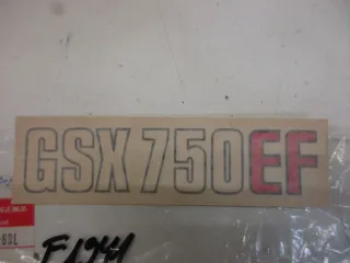 E1941. Suzuki GSX 750 EF Aufkleber Schriftzug 68131-31360-69L Dekor Verkleidung Emblem Logo - Bild 2