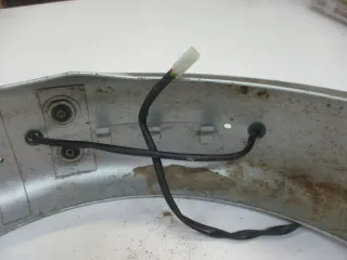 Cagiva Aletta Electra 125 Verkleidung Fender Schutzblech hinten Kotflügel silber - Bild 6