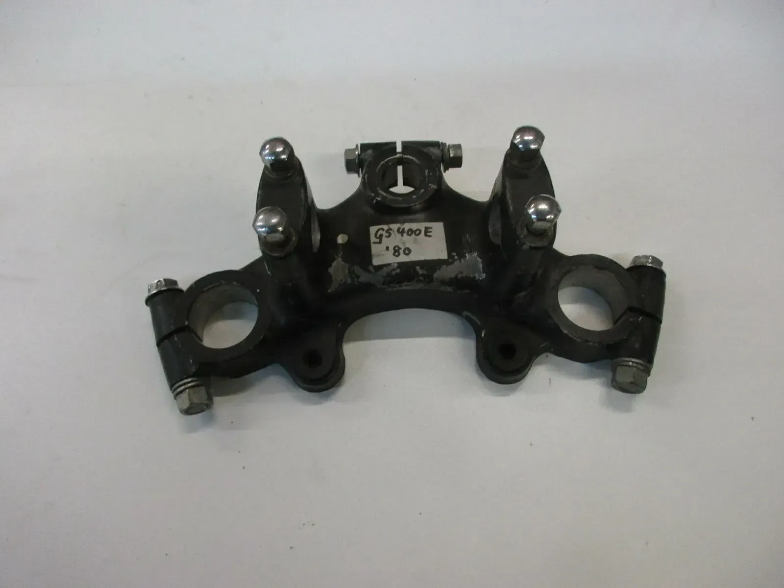 O. Suzuki GS 400 E Bj.80 Gabelbrücke oben Gabel Lenker Standrohr fork brigde - Bild 1
