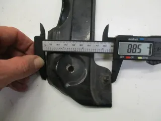 3. Honda GL 1100 SC02 Goldwing Halter Spritzschutz Blech Verkleidung 275x88 mm - Bild 3