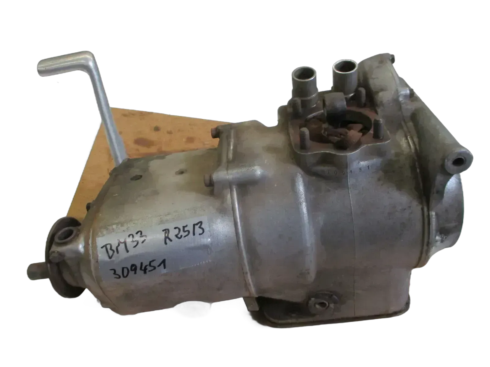 Motor 309451 Getriebe BM33 BMW R 25/3 Motorblock Kurbelwelle Kickstarter Schalth - Bild 1