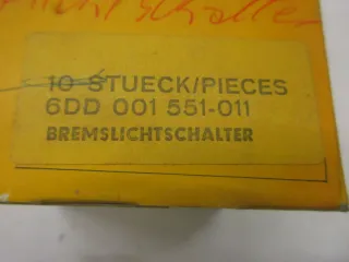 B1044 Hella Bremslichtschalter Schalter Bremslicht IVECO Volvo 6DD001551-011 - Bild 5