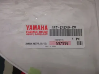 Aufkleber 4PT-24246-20 D3557. Yamaha XT 600 E Emblem Logo Verkleidung Dekor - Bild 4