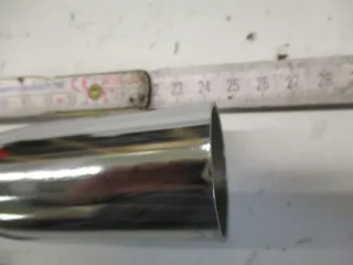 Querrohr Chrom Auspuff 245x34 mm B1952 BMW Steib R50_60_69 Krümmer Sammlfer mani - Bild 2