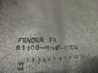 Fender Kotflügel Z277 Honda XL 600 V Transalp vorne Verkleidung Schmutzfänger - Bild 6