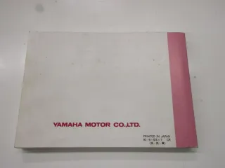 Handbuch Fahrerhandbuch Owner´s Manual 3HE-28199-X0 Yamaha FZR 600 FZR 500 - Bild 4