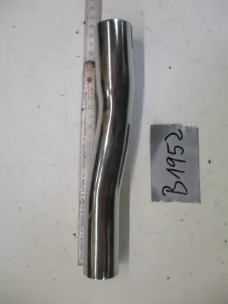 Querrohr Chrom Auspuff 245x34 mm B1952 BMW Steib R50_60_69 Krümmer Sammlfer mani - Bild 1