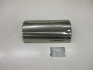 Q999. Piaggio Gilera Sym Kymco Hitzeschild Auspuff Hitzeschutz Auspuffblende - Bild 1