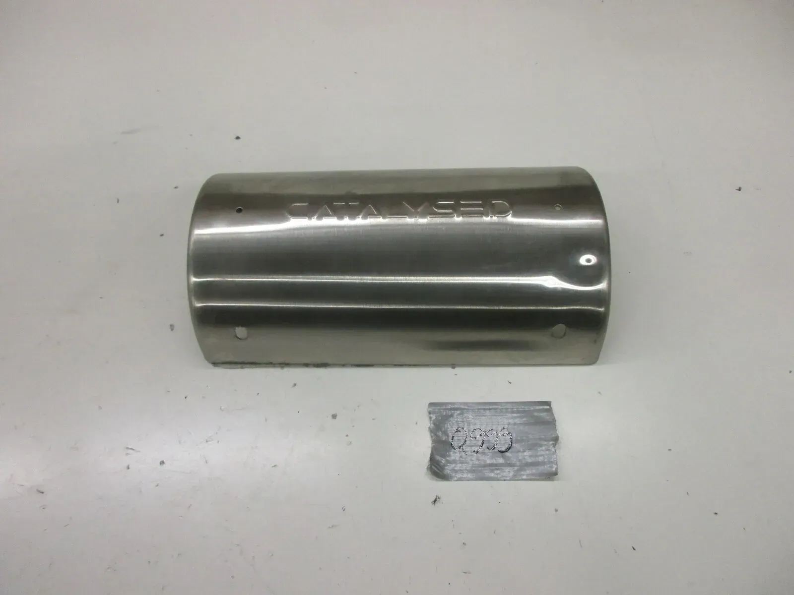 Q999. Piaggio Gilera Sym Kymco Hitzeschild Auspuff Hitzeschutz Auspuffblende - Bild 1