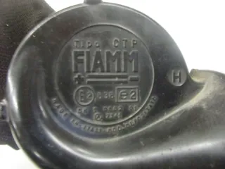B394 Tipo Fiamm Hupe Hupensatz rechts linksHorn B38 CH5060201 E2 Signal Oldtimer - Bild 6