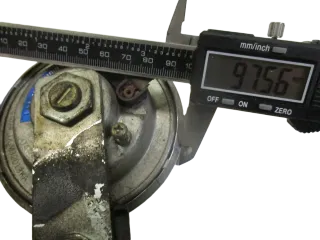 12. Honda CX 500 C PC01 elektrische Hupe mit Halter MBH-2E signal - Bild 5