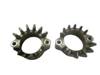 12. Honda CX 500 C PC01 Krümmerschelle 2 Stück Auspuffkrümmer - Bild 1