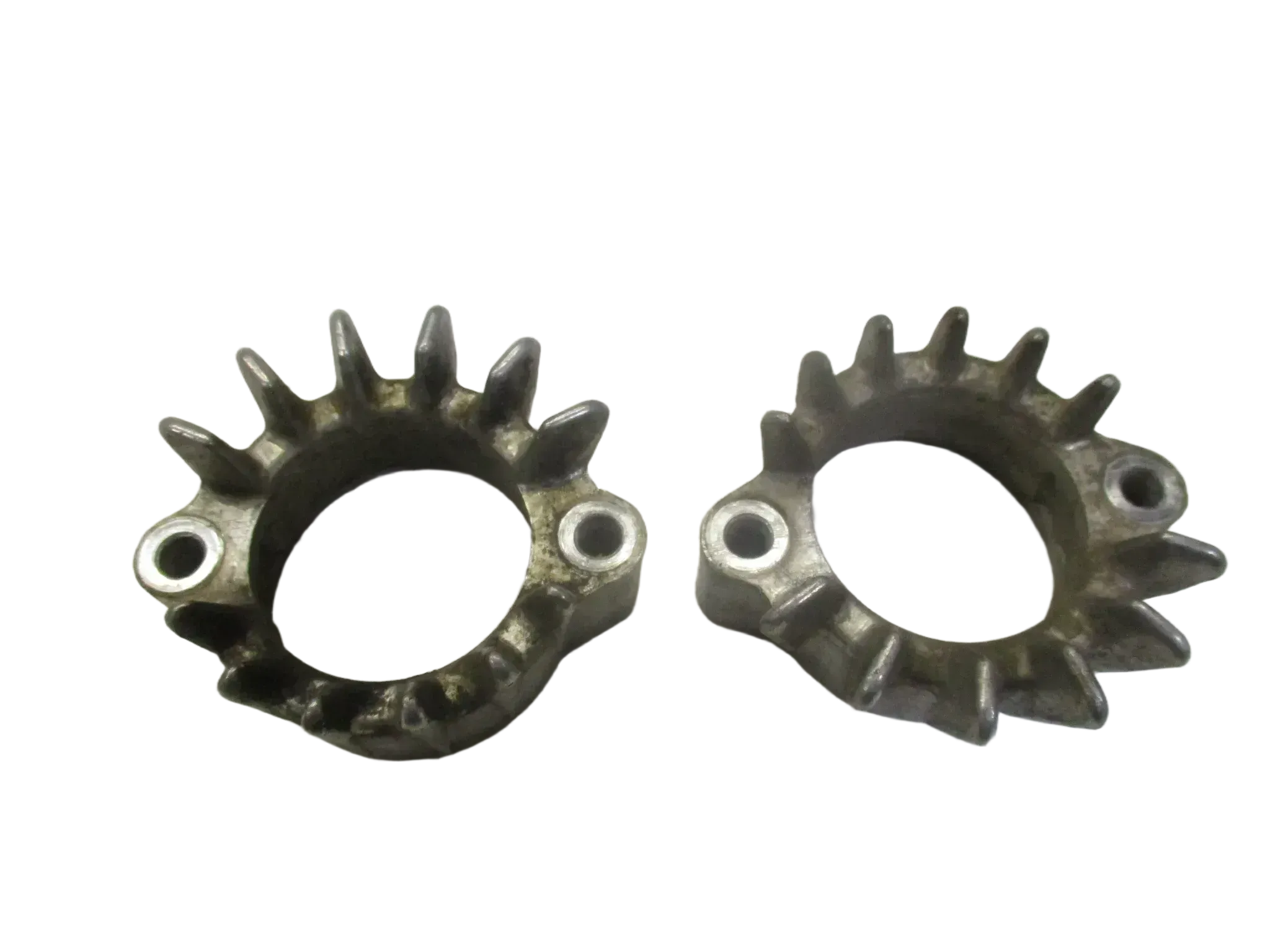 12. Honda CX 500 C PC01 Krümmerschelle 2 Stück Auspuffkrümmer - Bild 1