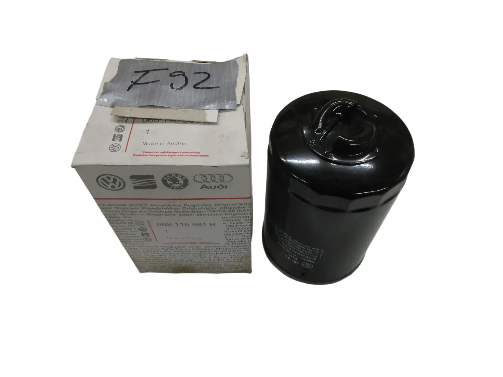 F92 Seat VW Ersatzfilter 068115561B Motor Ölkartusche Filter - Bild 1