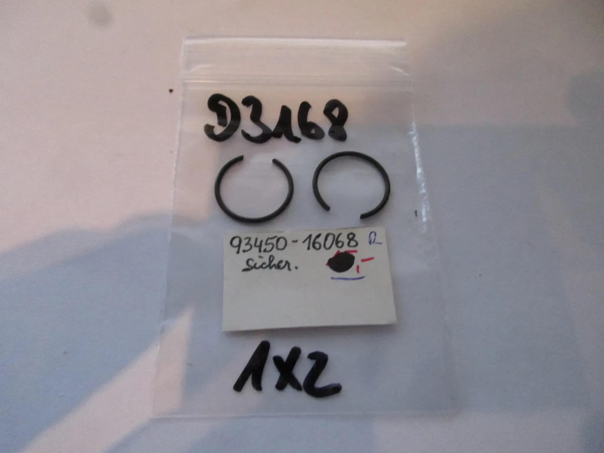 D3168 Yamaha FZR 400 XJ 550 Sprengring 93450-16068 Bolzen Kurbelwelle Sicherung - Bild 1