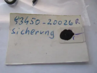 D3163 Yamaha DT 250 MX Sprengring 93450-20026 Kolbenbolzen Sicherung - Bild 4