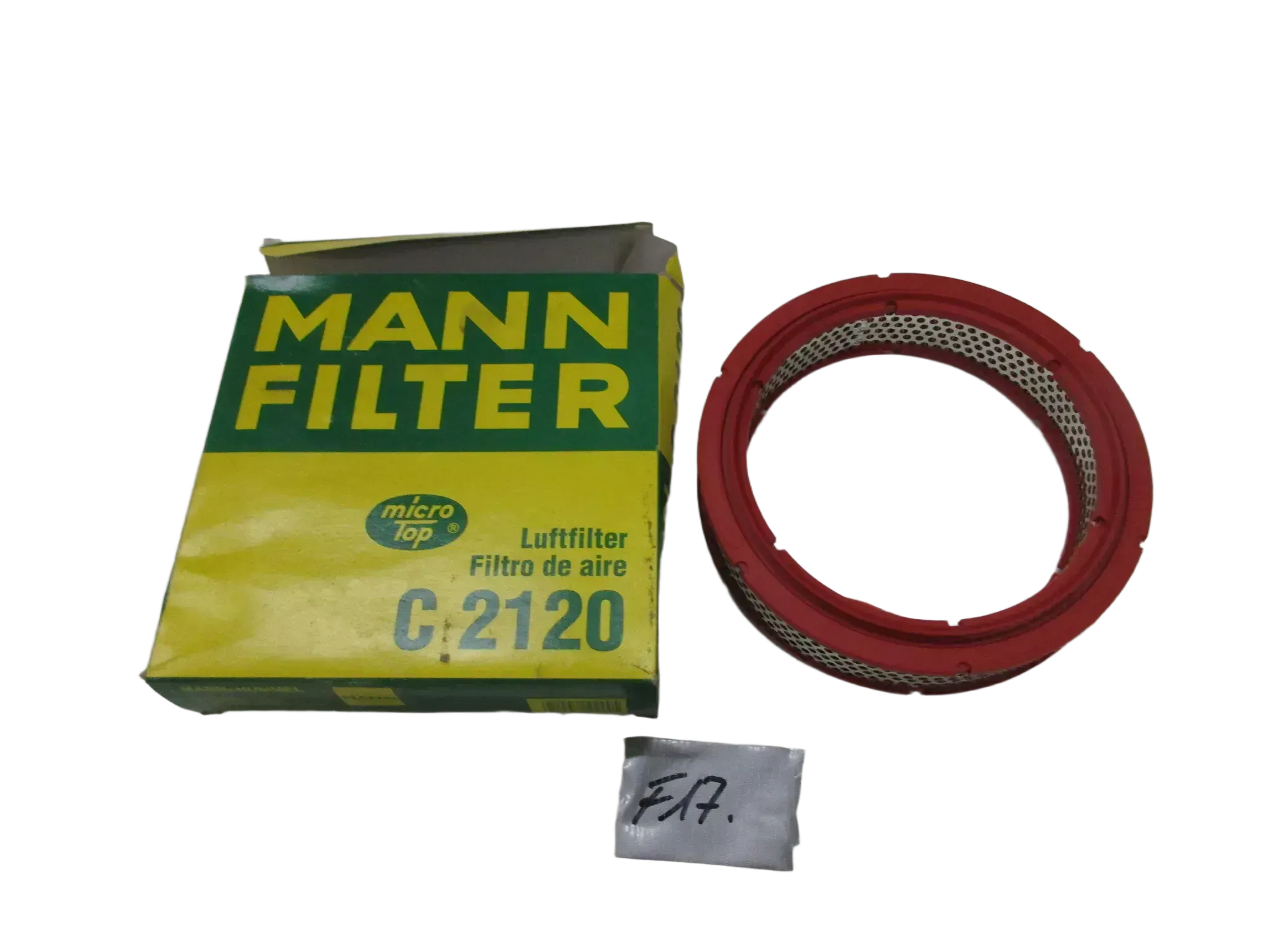 F17 Mann Fiat Lancia Ersatzfilter C2120 Luftfilterkasten Motorluftfilter - Bild 1
