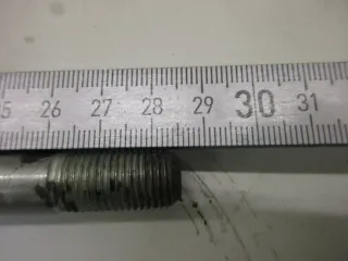 E2133 Suzuki RV 50 Van Van Steckachse Achse 54711-27200 Vorderrad 12 mm Felge axle - Bild 3
