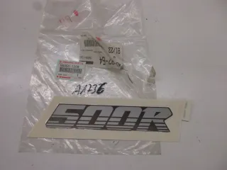 A1736 Kawasaki GPX 500 R Aufkleber Verkleidung Emblem 56050-1308 Dekor Original - Bild 1