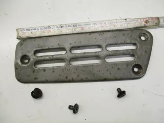 4. Honda XL 250 K3 S SL Bj.78 Hitzeschild Auspuff Endtopf - Bild 1