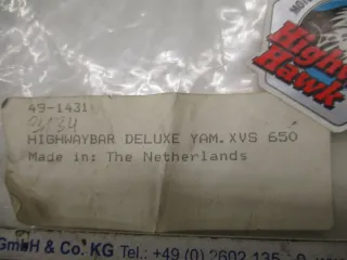 A948 Yamaha XVS 650 Fußrastenanlage vorne vorverlegt Highwaybar - Bild 2