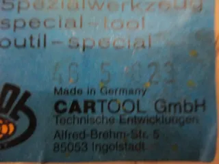C106 BMW Spezialwerkzeug Cartool 465 620 / 623 Strebe - Bild 3