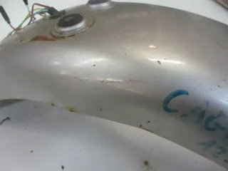 Cagiva Aletta Electra 125 Verkleidung Fender Schutzblech hinten Kotflügel silber - Bild 5
