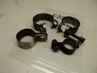 N201 BMW R 80_100 RT Auspuffschellen Krümmer Halter Kleinteile Flansche - Bild 4