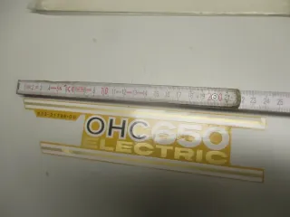 Aufkleber 533-21786-00 D3701. Yamaha OHC 650 Emblem Logo Verkleidung Schriftzug - Bild 3