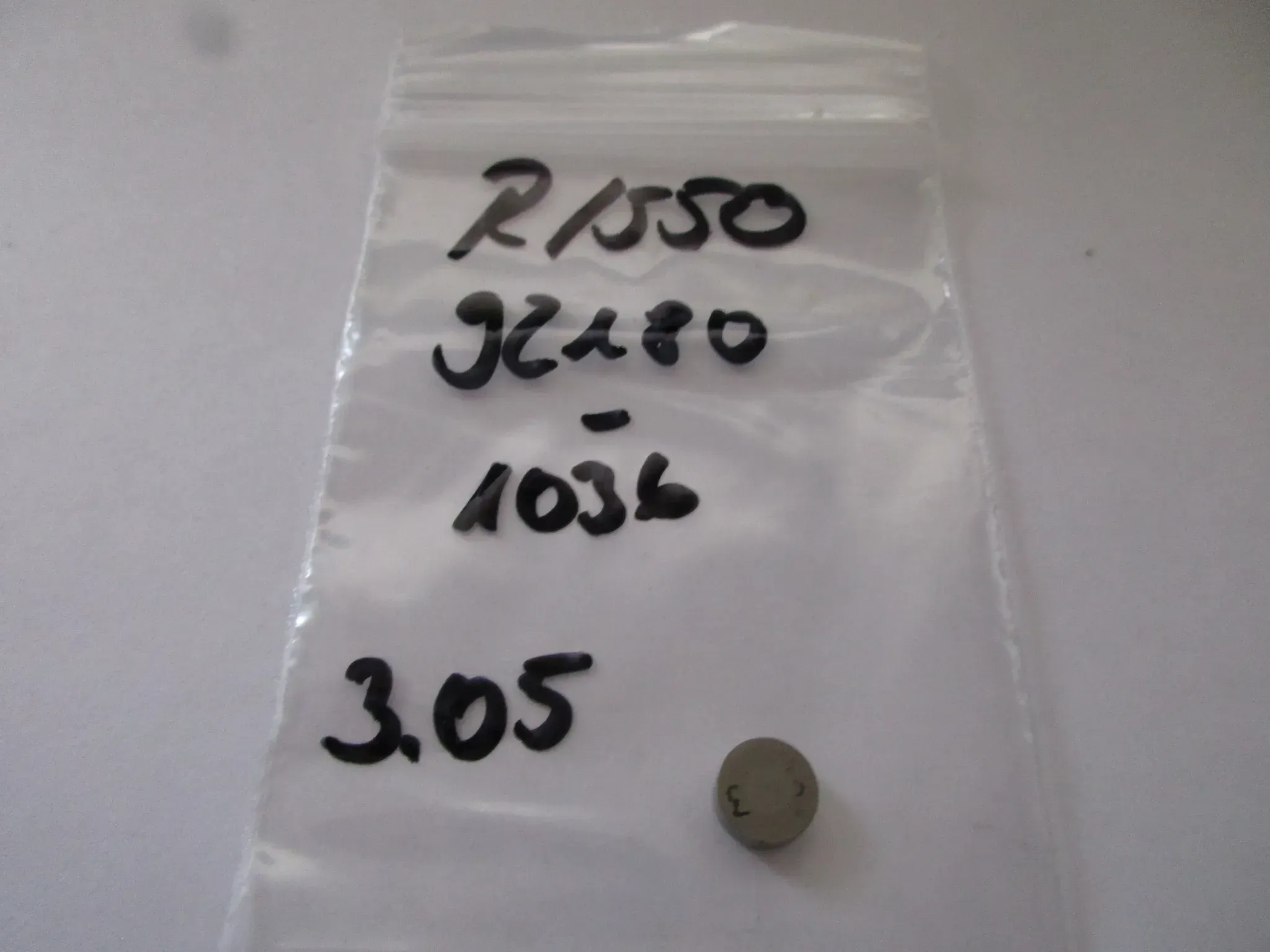 R1550 Kawasaki ZXR 750 ZX-9R Ventileinstellplättchen shim 92180-1036 3,05 mm - Bild 1