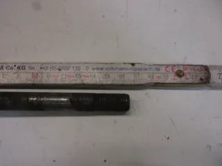Simson S50 S51 S70 Steckachse Achse Schraube 12 mm vorne Bolzen Felge axle - Bild 3