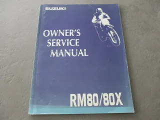 Suzuki RM 80 RM 80X ET 99011-02B27-01A Werkstatthandbuch owner´s service manual - Bild 1