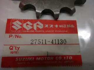 E750. Suzuki RM 465 Ritzel Zahnrad 27511-41130 Motor 15 Zähne transmission sprocket - Bild 4