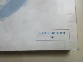 Suzuki GS 850 G GS 1100 G Serviceheft Handbuch Anleitung Motor 99510-01820-01E - Bild 4