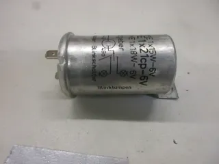 B771 BMW Blinkerrelais Blinkgeber 91ME1 Relais 4NA001820 Hella 6V - Bild 3
