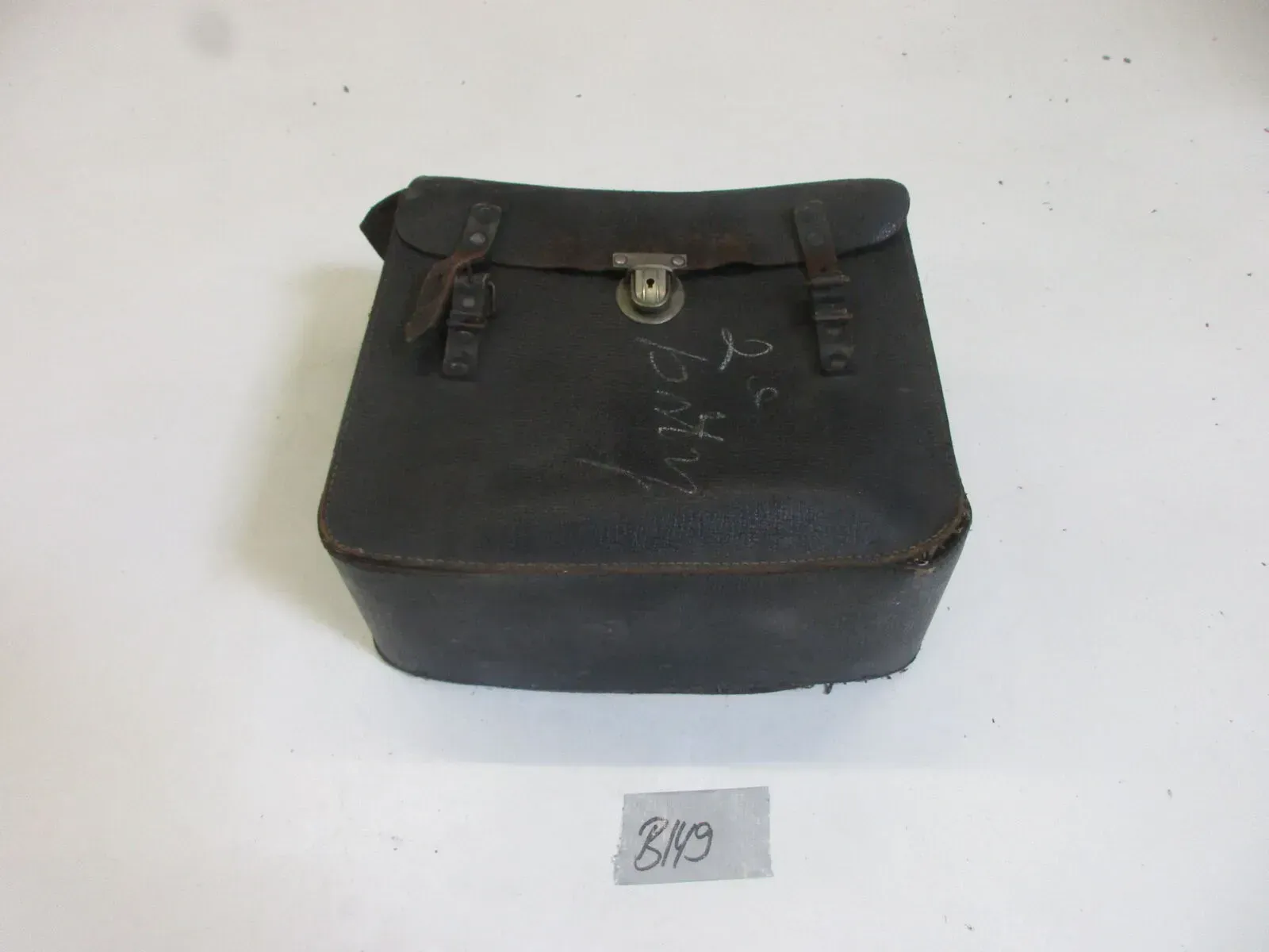 B149 Wehrmacht Ledertasche Seitentasche Gepäcktasche Koffer Zündapp BMW DKW NSU - Bild 1