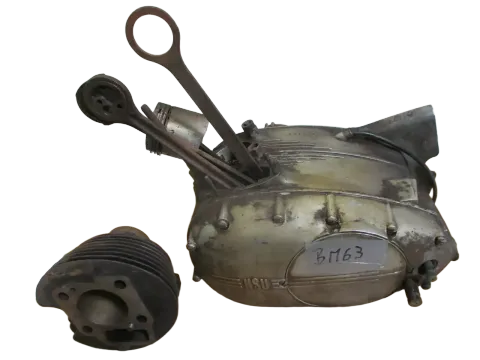 Background image for Motor 756152 Motorgehäuse BM63 NSU MAX Standard Spezial 251 OSB Kurbelwelle Zyli