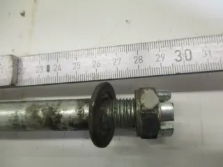 1. Yamaha XV 250 3 LW Virago Steckachse hinten 290x15 mm axle rear - Bild 4