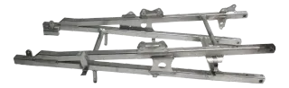 3. Honda CBR 600 F PC35 99-02 Heckrahmen Hilfsrahmen Sitzbankrahmen - Bild 5