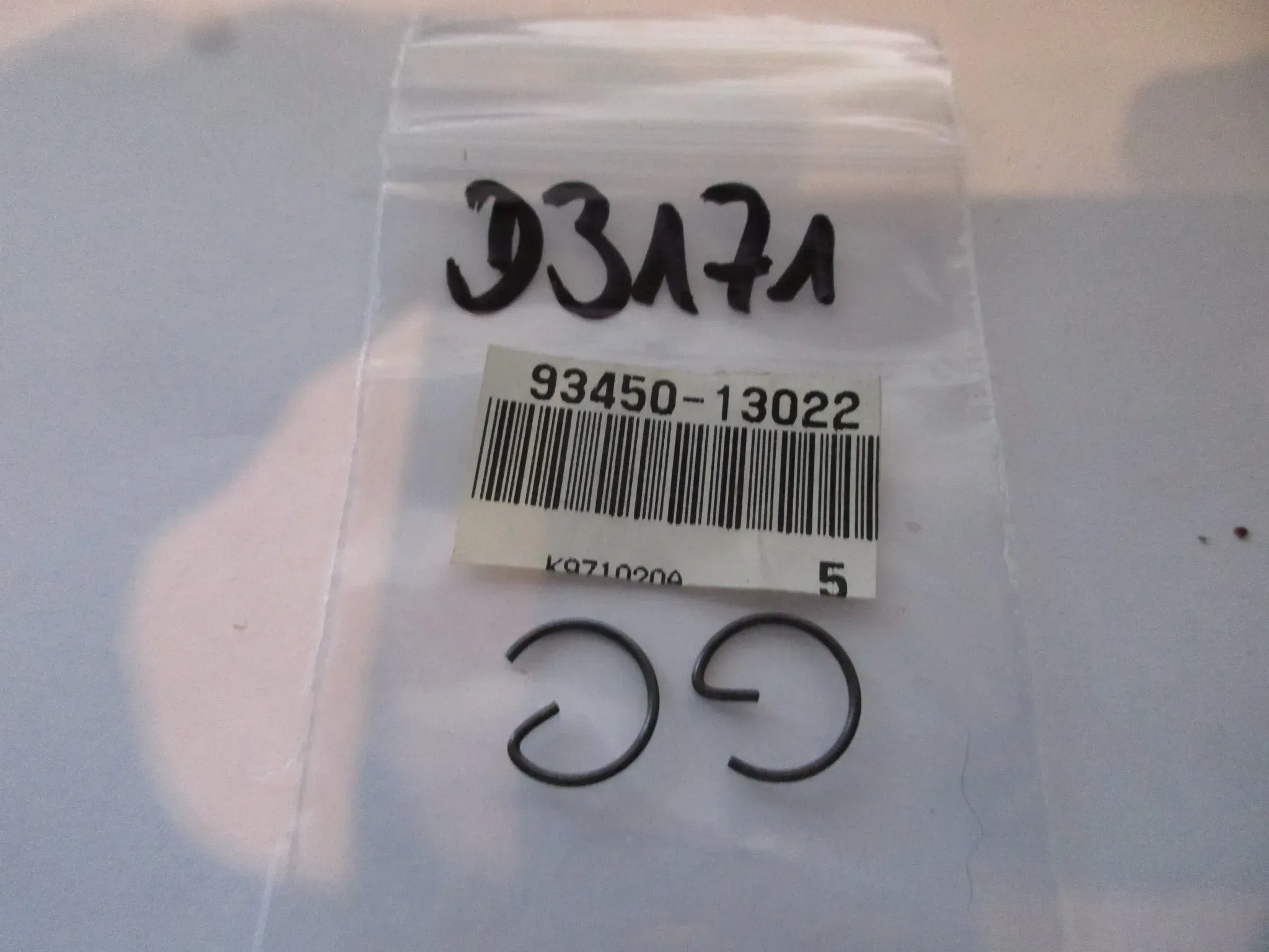 D3171 Yamaha RD 60 GT 80 Sprengring 93450-13022 Bolzen Kurbelwelle Sicherung - Bild 1