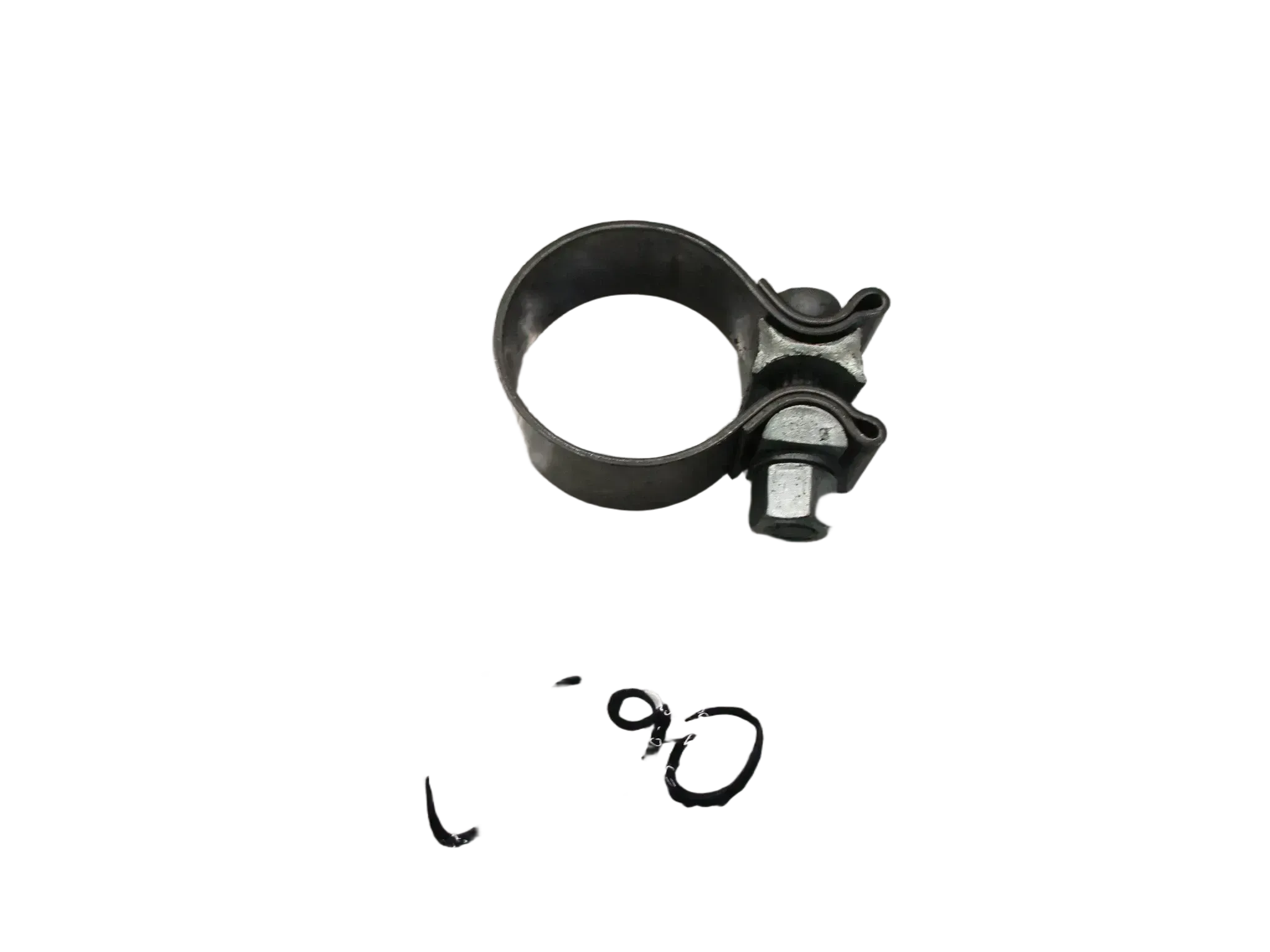 J790. Harley Davidson Krümmerschelle Auspuffschelle Rohrschelle 47 - 48 mm Halter - Bild 1