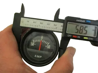 C119 BMW R 80_100 Amperemeter VDO 50/50 Zusatzinstrument - Bild 2
