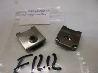 E1212 Suzuki Schraube Mutter 09148-05017 Nut Rahmen Verkleidung M3 mm Buchse - Bild 3