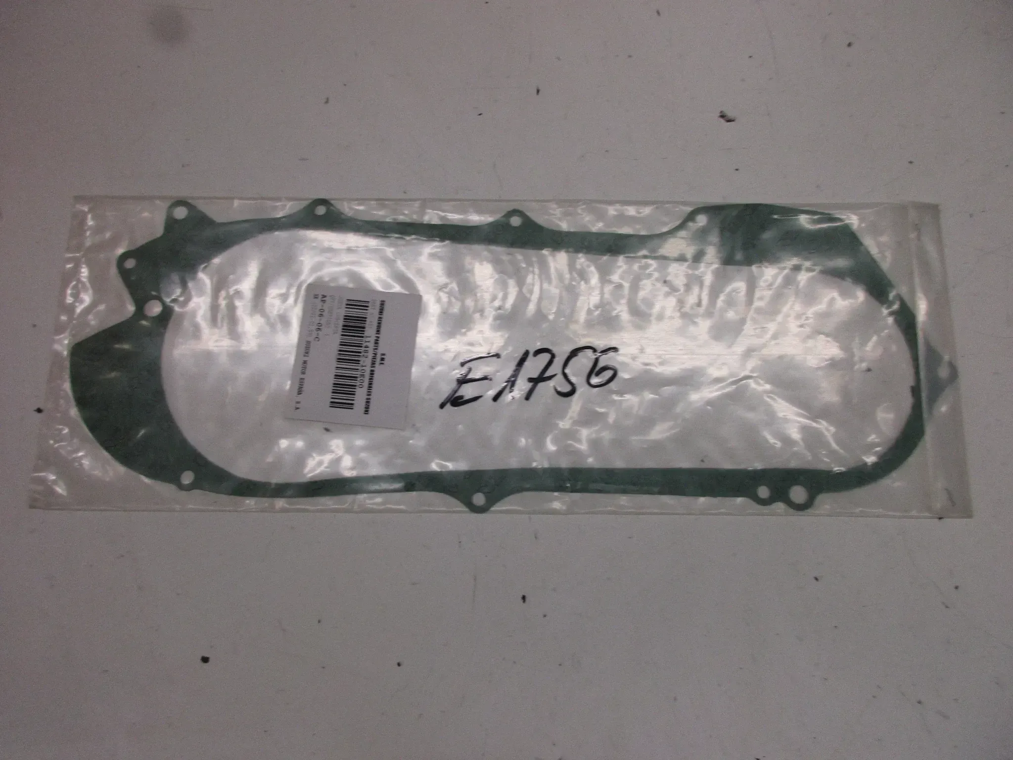E1756. Suzuki AP 50 UF 50 Dichtung Motordichtung 11482-10E00 Motor Motordeckel - Bild 1