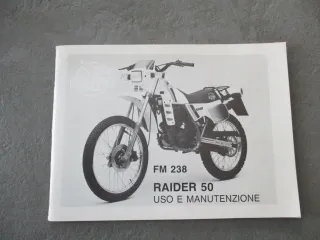 Fantic Raider 50 FM 238 Bordbuch Handbuch  Bedienungsanleitung Informationsbuch - Bild 1