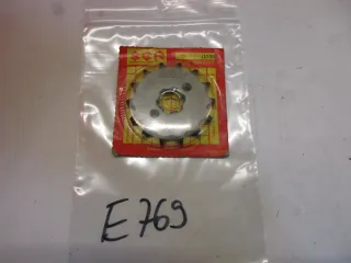 E769. Suzuki TS 100_125 Zahnrad Ritzel 27511-13700 Kettenrad 14 T Motor Antrieb sprocket - Bild 1