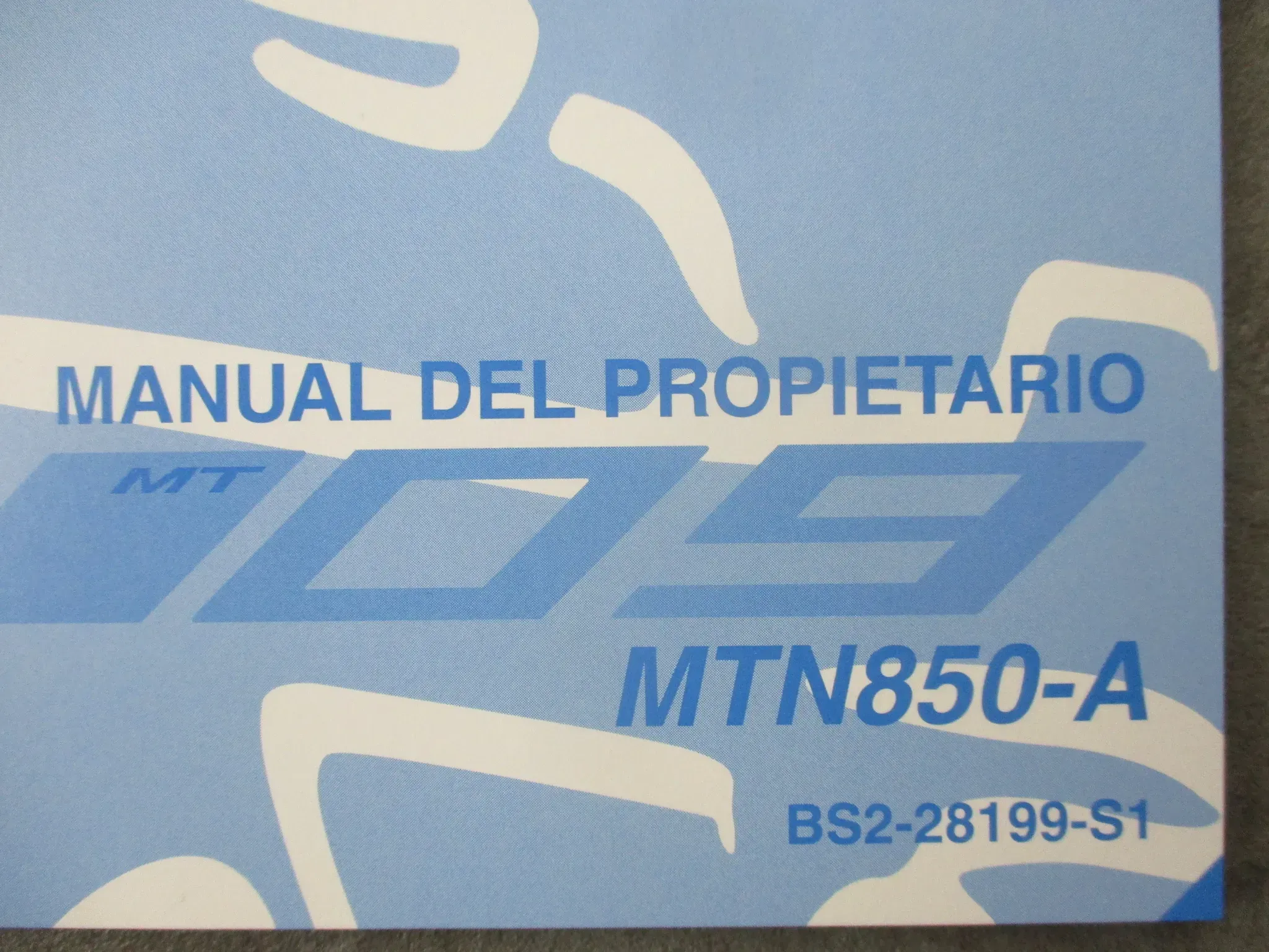 Yamaha MT-09 MTN850-A Tracer #2 manuel del propietario Bedienungsanleitung - Bild 1