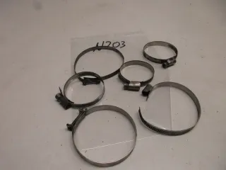 N203 BMW R 80_100 RT Ansaugstutzen Rohrschellen Halter Kleinteile Flansche - Bild 2