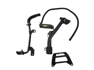 2. Yamaha FZS 600 Fazer RJ 02 Wasserleitung Kühler Halter Gitter - Bild 1