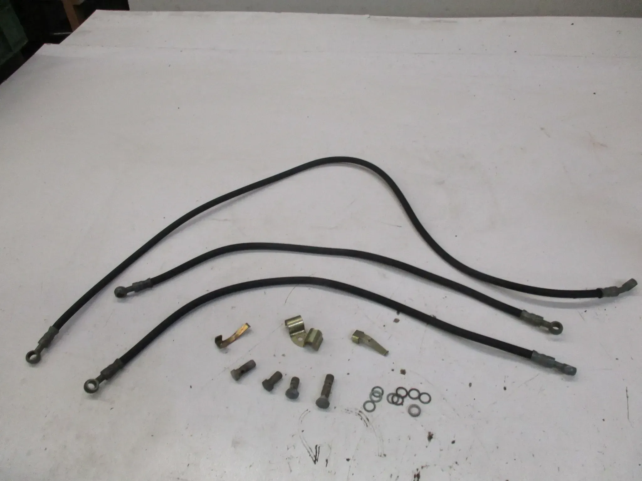 Ducati 750 SS ZDM Bj. 90-98 Bremsleitungen vorne rechts links Bremsschlauch - Bild 1